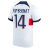 Officiële Voetbalshirt Paris Saint-Germain Juan Bernat 14 Uit 2023-24 - Heren